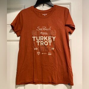 Hurley Turkey Trot 2019 Seal Beach CA t shirt medium